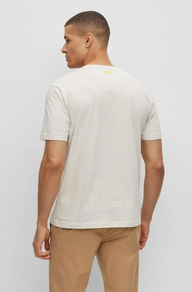 Camiseta de punto algodón con logo diseño
