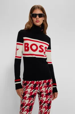 BOSS x Perfect Moment logo sweater virgin wool