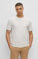 Regular-fit T-shirt stretch cotton with side tape