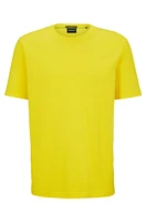 Regular-fit T-shirt stretch cotton with side tape