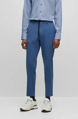 Slim-fit trousers performance-stretch jersey
