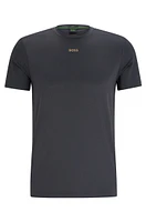 Slim-fit T-shirt with decorative reflective pattern