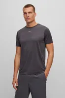 Slim-fit T-shirt with decorative reflective pattern