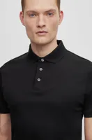 Regular-fit polo shirt mercerized cotton