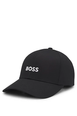 Baseball cap in cotton twill with embroidered logo