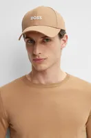 Cotton-twill cap with embroidered logo