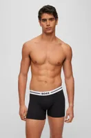 Three-pack of stretch-cotton boxer briefs