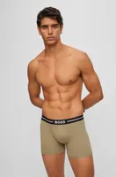 Three-pack of stretch-cotton boxer briefs