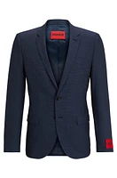 Extra-slim-fit jacket stretch twill