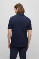 Regular-fit polo shirt structured cotton