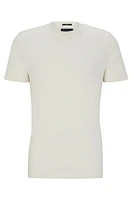 Cotton-jersey T-shirt with printed logo