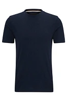 Cotton-jersey T-shirt with printed logo