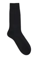 Regular-length socks with monogram pattern