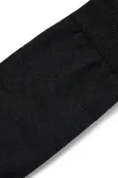 Regular-length socks with monogram pattern