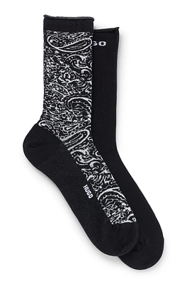 Two-pack of socks a cotton blend