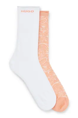 Two-pack of socks in a cotton blend
