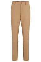 Slim-fit trousers performance-stretch fabric