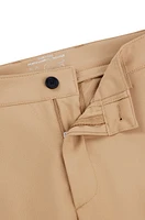 Slim-fit trousers performance-stretch fabric