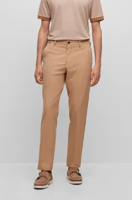Slim-fit trousers performance-stretch fabric