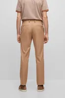 Slim-fit trousers performance-stretch fabric