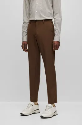 Slim-fit trousers performance-stretch fabric