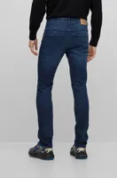 Slim-fit jeans dark-blue Italian lightweight denim