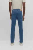 Slim-fit jeans coal-navy Italian denim