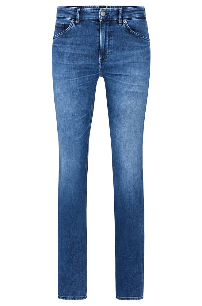 Regular-fit jeans blue Italian denim