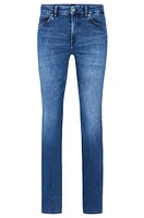 Regular-fit jeans blue Italian denim