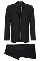 Slim-fit suit a performance-stretch wool blend