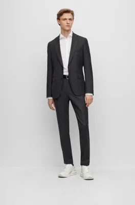 Slim-fit suit a performance-stretch wool blend