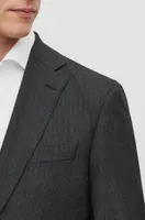 Slim-fit suit a performance-stretch wool blend