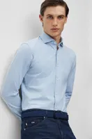 Casual-fit shirt stretch cotton