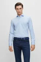 Casual-fit shirt stretch cotton