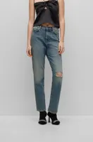 Relaxed-fit jeans ocean-blue denim