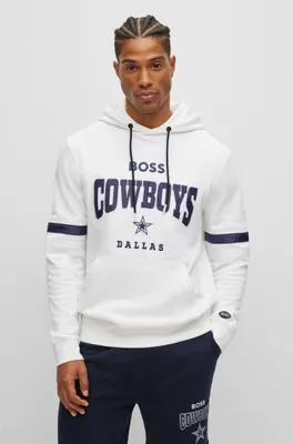 BOSS x NFL cotton-terry hoodie with collaborative branding