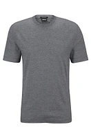 Regular-fit T-shirt mercerized mouliné cotton