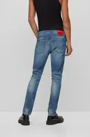 Vaqueros extra slim fit de denim elástico azul muy cómodo