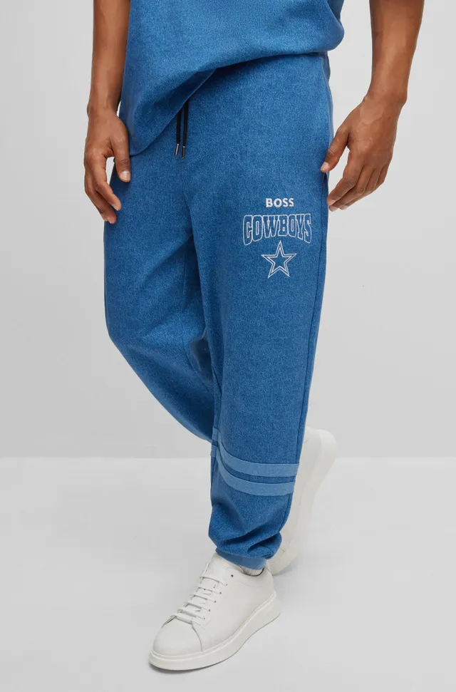 BOSS x NFL cotton-terry tracksuit bottoms with collaborative