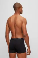 Two-pack of boxer briefs with logo waistbands