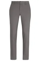 Slim-fit chinos a melange stretch-cotton blend