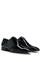 BOSS - leather Oxford shoes with lining Black