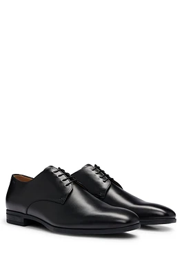 Leather Derby shoes with rubber sole