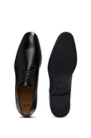 Leather Derby shoes with rubber sole