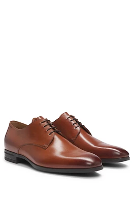 Leather Derby shoes with rubber sole