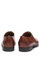 Leather Derby shoes with rubber sole