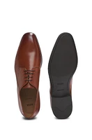 Leather Derby shoes with rubber sole