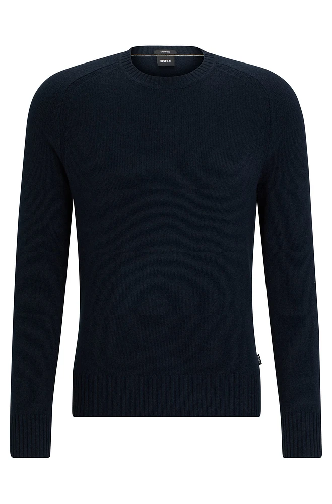 Jersey regular fit en cashmere