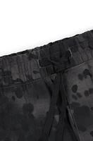 Pantalones cargo regular fit en algodón con estampado dálmata