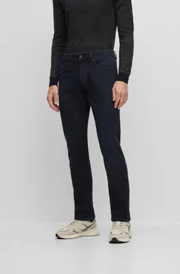 Slim-fit jeans blue cozy-knit denim